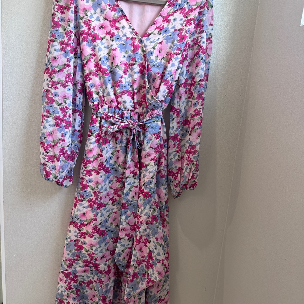 Floral Long Sleeve Dress